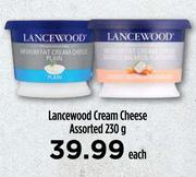 Lancewood Cream Cheese Assorted-230g Each