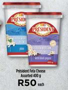 President Feta Cheese Assorted-400g Each