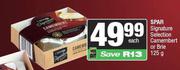 Spar Signature Selection Camembert Or Brie-125g Each