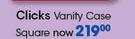 Clicks Vanity Case Square-Each