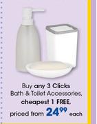 Clicks Bath & Toilet Accessories-Each