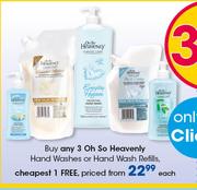 Oh So Heavenly Hand Washes Or Hand Wash Refills-Each