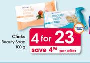 Clicks Beauty Soap-4 x 100g