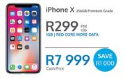 Apple iPhone X 256GB Premium Grade-On 1GB Red Core More Data