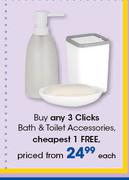 Clicks Bath & Toilet Accessories-Each