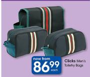 Clicks Men's Toiletry Bags-Each