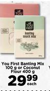 You First Banting Mix 100g Or Coconut Flour 400g Each