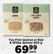 You First Qulnoa Or Red & White Quinoa-500g Each