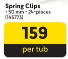 Aro Sping Clips-Per Tub