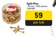 Aro Split Pins-Per Tub