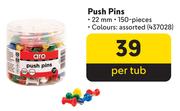 Aro Push Pins-Per Tub