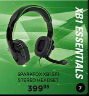 Sparkfox sf1 stereo discount headset