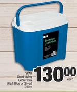 Spar Good Living Cooler Box(Red, Blue Or Silver)10L Each