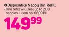 Angle Care Disposable Nappy Bin Refill