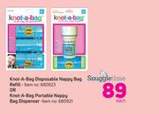 Snuggletime Knot A Bag Disposable Nappy Bag Refill Or Knot A Bag Portable Nappy Bag Dispenser-Each