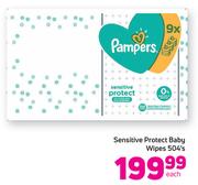 Sensitive Protect Baby Wipes 504's Each