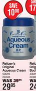 Reitzer's Original Aqueous Cream-500ml 