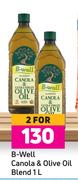B-Well Canola & Olive Oil Blend-For 2 x 1Ltr