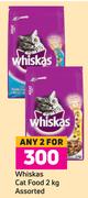 Whiskas Cat Food Assorted-For Any 2 x 2kg