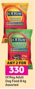 Ol'Roy Adult Dog Food Assorted-For Any 2 x 8kg