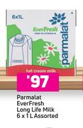 Parmalat Everfresh Long Life Milk Assorted-6 x 1L