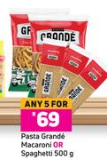 Pasta Grande Macaroni Or Spaghetti-For Any 5 x 500g