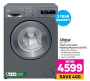 Univa 7kg Front Loader Washing Machine Ufl701