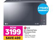LG 42L Neochef Solo Microwave Oven 