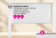 HK Headboard White