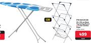 Primaries 33 x 110cm Mesh Top Ironing Board Or 3-Tier Clothes Dryer 162480, 194302-Each