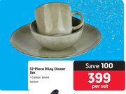 12-Piece Riley Dinner Set 461937-Per Set