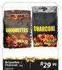 Briquettes/Charcoal 40451/2-4Kg