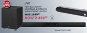 JVC HDMI Bluetooth Soundbar & Wireless Subwoofers THBY858