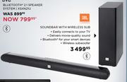 JBL Soundbar With Wireless Sub
