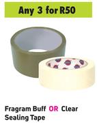 Fragram Buff Or Clear Sealing Tape- For Any 3