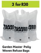 Garden Master Polly Woven Refuse Bags-For 3