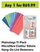 Mainstays 11-Pack Microfibre Cloths/Ethnix Hang-On Lint Removers- For Any 1