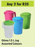 Otima 1.5 L Jug (Assorted Colours)-For Any 2