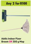 Addis Indoor Floor Broom Or 300 g Mop- For Any 2