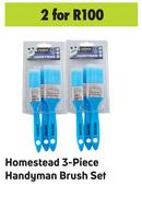Homestead 3-Piece Handyman Brush Set-For 2