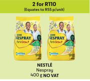 Nestle Nespray-For 2 x 400g