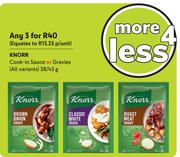 Knorr Cook In Sauce Or Gravies (All Variants)-For 3 x 38/43g