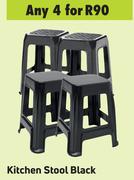 Kitchen Stool Black-For Any 4
