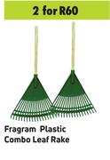 Fragram Plastic Combo Leaf Rake-For 2