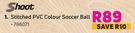 Shoot Stitched PVC Colour Soccer Ball