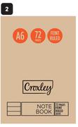 Croxley 10-Pack A6 72 Pages Notebook 639288-Per 10-Pack