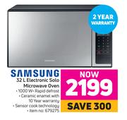 samsung 32l electronic microwave oven