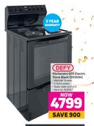 Defy Kitchenaire 600 Electric Stove Black DSS694