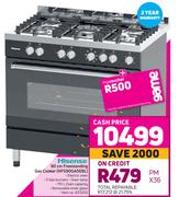 Hisense 90cm Freestanding Gas Cooker HFS90GA5EBL