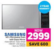 Samsung 40L Microwave Oven With Glass Mirror